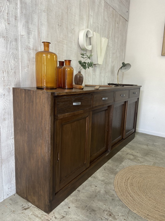 Image 1 of Old pharmacy cabinet