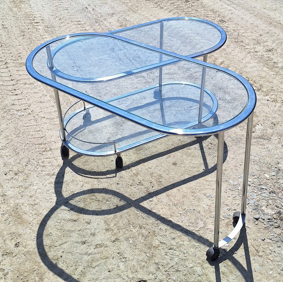 Image 1 of Credenza anni '70 in metallo cromato