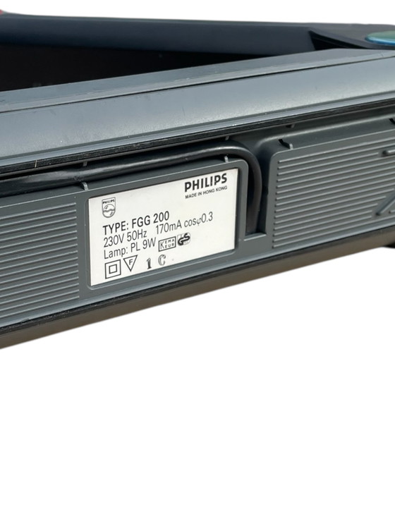 Image 1 of Philips Z-Lamp FGG200 Memphis anni '80 per tavolo o parete pop art HongKong vintage