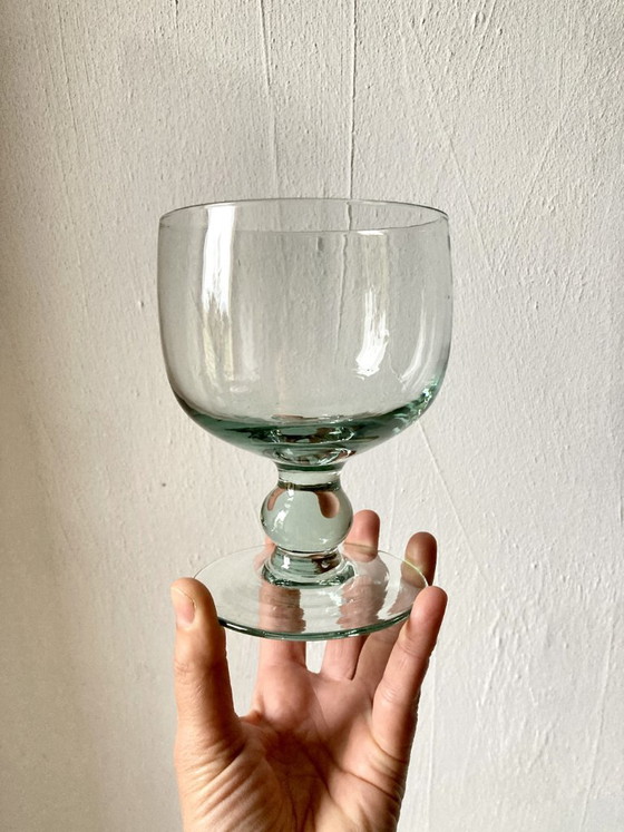 Coppia di calici in vetro soffiato artigianale – Bicchieri e caraffe (photo 9 of 9)