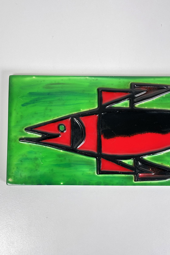 Image 1 of Handmade tiles with fish