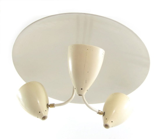 H. Busquet Hala lamp fifties vintage retro – Pendant lamps, Metal (photo 3 of 4)