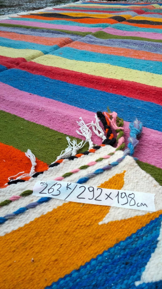 Image 1 of Handgeknoopt Berber kleed wol 292x198cm