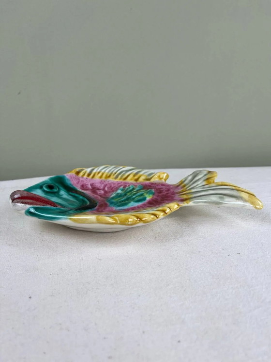 Vassoio portagioie a forma di pesce di Vallauris – Ciotole, Porcelain, Vintage (photo 6 of 9)