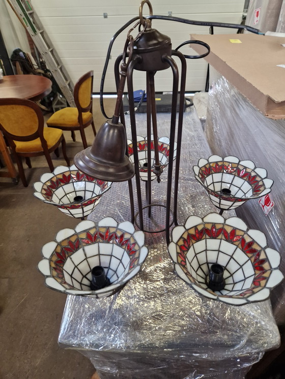 Image 1 of Lustre vintage de style Tiffany