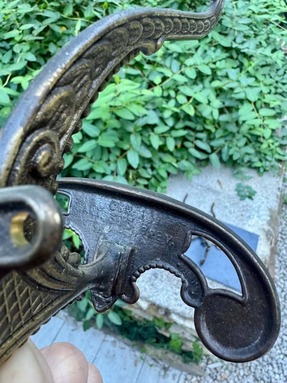 3 patères baroques en laiton massif – Portemanteaux, Brass, Barok (photo 7 of 8)