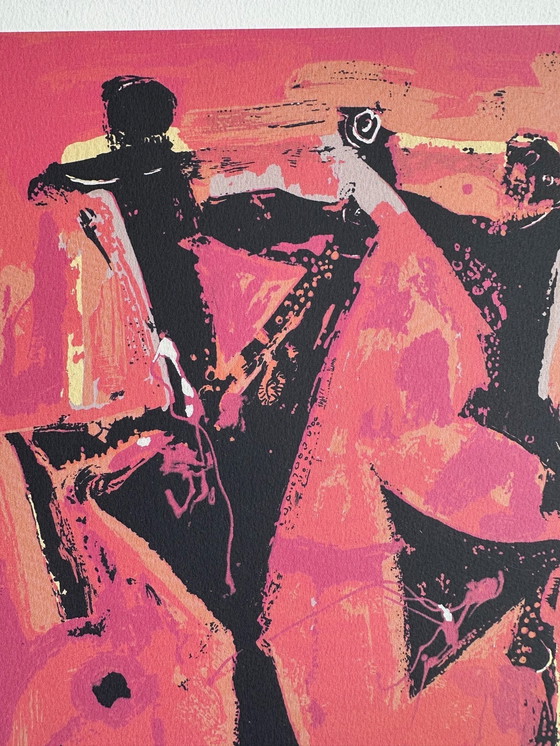 Image 1 of Marino Marini / Mooie Litho - Colored Figures