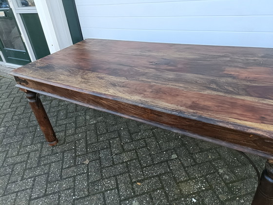 Image 1 of Antique teak dining table