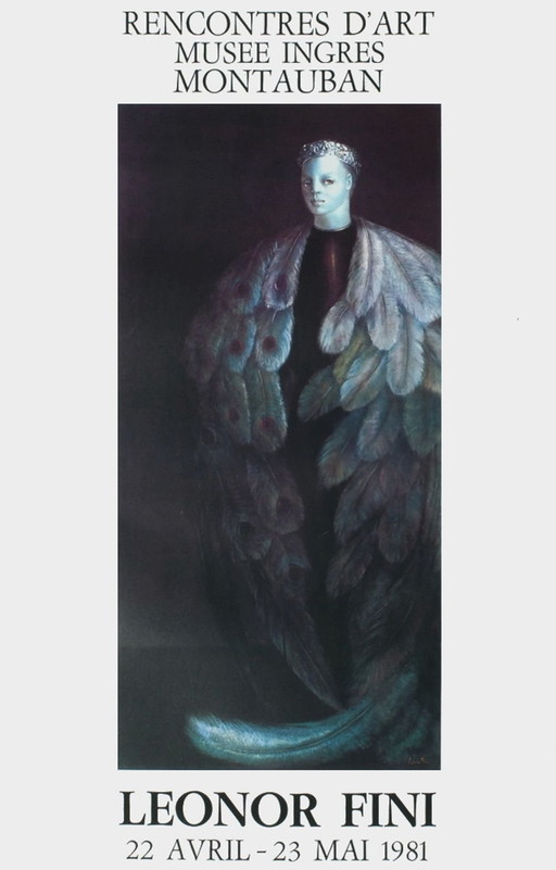 Léonor FINI Expo 81 - Affiche Musée Ingres 1981