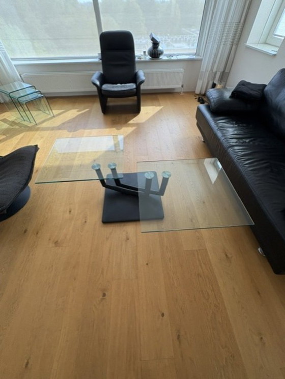 Table basse en verre réglable – Tables basses, Glass, Metal (photo 12 of 30)