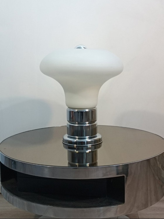 Image 1 of Lámpara de hongo, diseño de globo de Murano, años 70