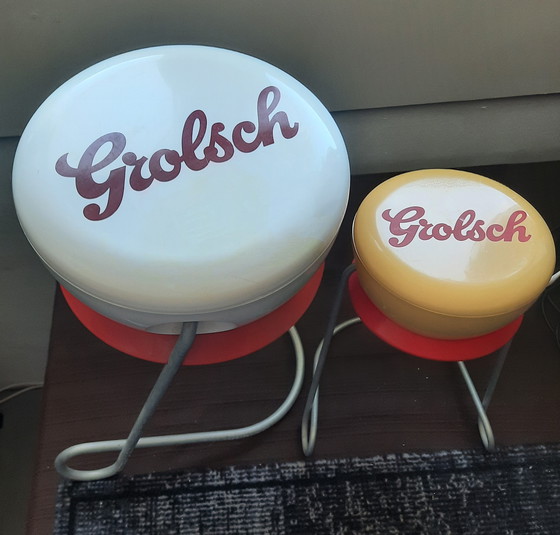 Image 1 of Set Grolsch Lamp and Table