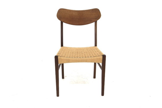 Image 1 of Set van 4 Scandinavische teakhouten stoelen, Denemarken, 1960