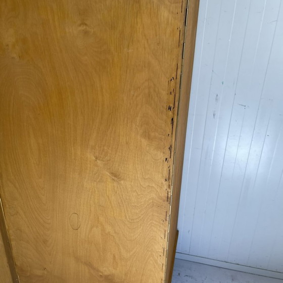 Image 1 of 2-door vintage 1950s/60s wardrobe kids' room sleek model