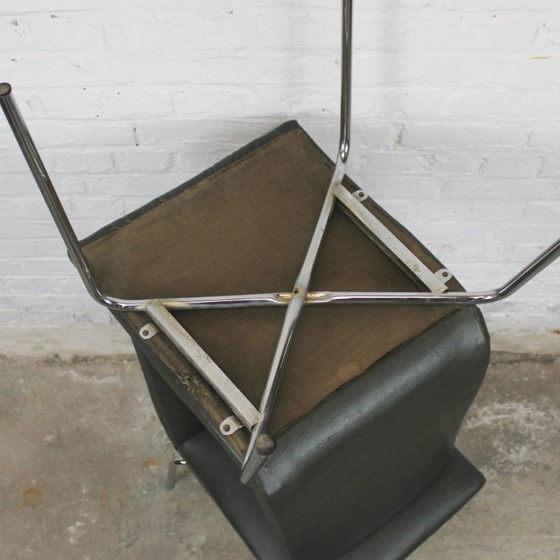 Image 1 of 6x vintage Robert chair by Pierre Guariche for Meurop 1960s