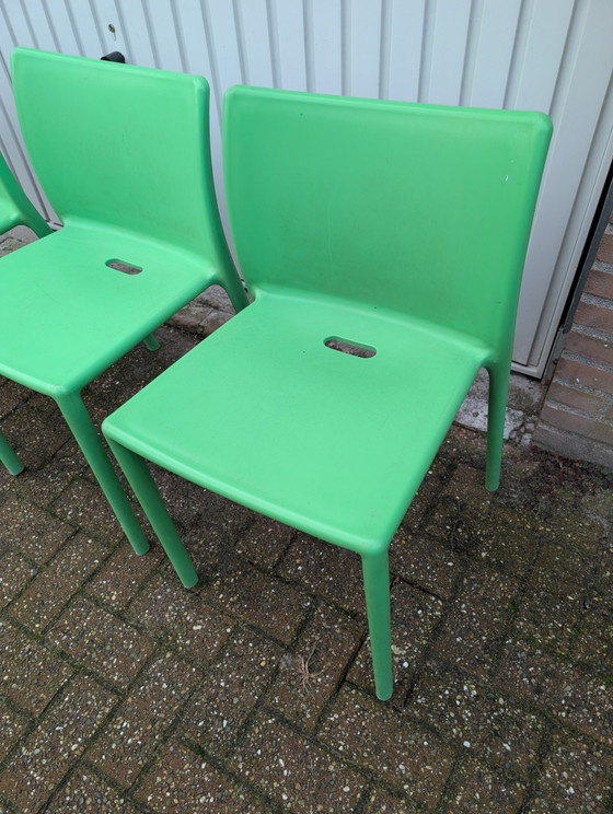 Image 1 of 4 Design Stoelen Magis Air Chair Italy Groen Stapelbaar 🇮🇹