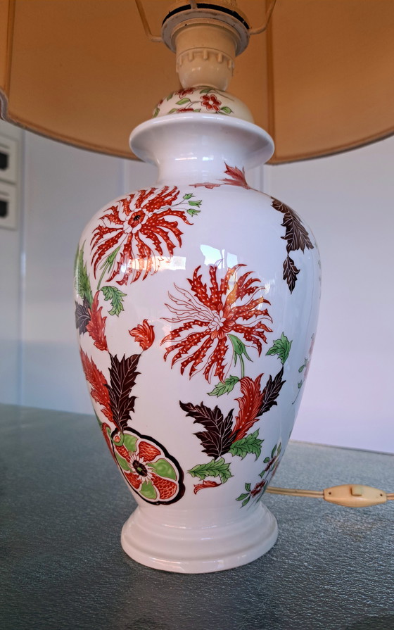 Image 1 of Lampada da tavolo in porcellana di Parigi 