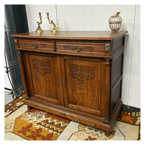 Image 1 of Prachtige antieke eikenhouten kast
