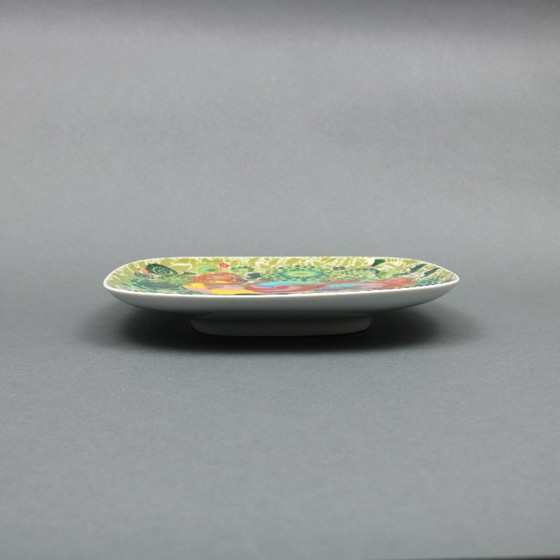 Image 1 of Bjorn Wiinblad (1919-2006) - Denemarken - Rosenthal, Germany, Studio-line - Firebird Paradise - keramiek wandschotel - Scandinav