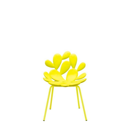 Image 1 of Filicudi Chair Colored 2x Fushia en 2x Geel Qeeboo