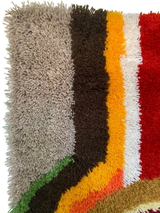Image 1 of Mid-Century Modern, Space Age, and Pop Art wool wall hangings (Wandteppiche