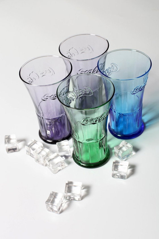 Set van 4 vintage Coca-Cola glazen / McDonald's promotie / Luminarc / 2007 – Glazen & Karaffen, Glass (photo 7 of 7)