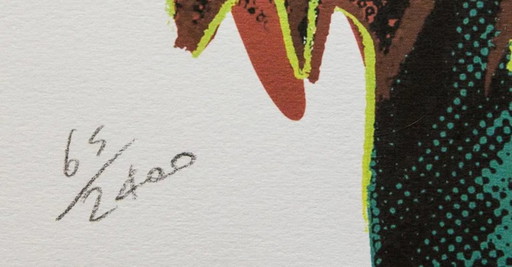 1986 Carnegie Museum of Art Dopo Andy Warhol "Madre e figlio" litografia