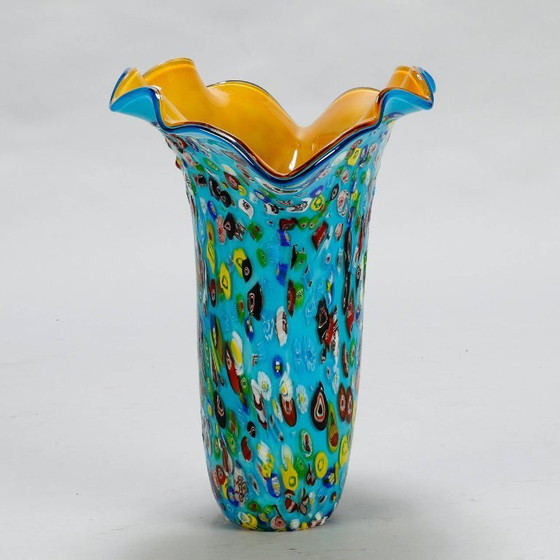 Image 1 of Grand vase style Millefleur Murano