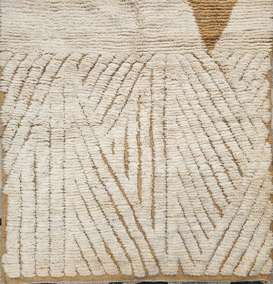 Image 1 of Marokkaans tapijt, bruin, op maat gemaakt, 240 x 160 cm