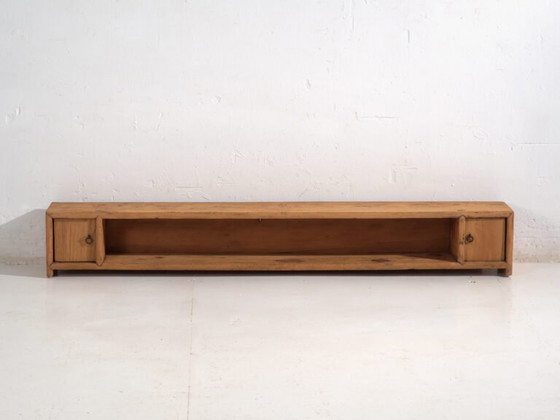 Antique low sideboard in pine wood – China, circa 1930 – Iron (photo 22 of 40)