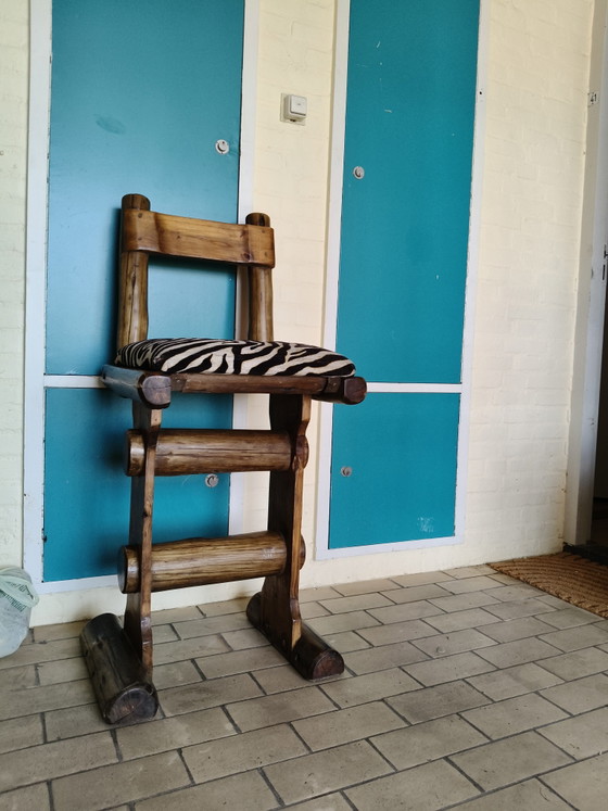 Image 1 of Mid-century modern vintage design brutalist bar stools