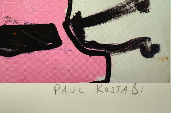 Image 1 of Paul Kostabi "Dulce rendición, 2016". Firmada y numerada a mano, aquí número 11/15.