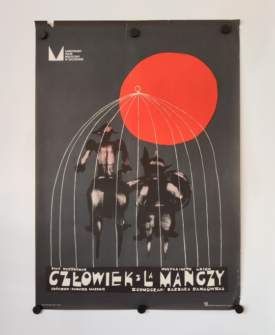 6 carteles de teatro de Polonia (1960-1970) – Pósters, Paper (photo 3 of 7)