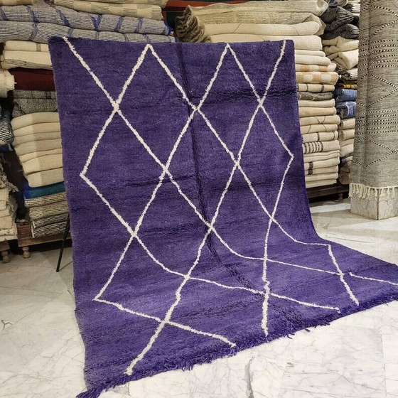 Handgemaakt Marokkaans vloerkleed, traditioneel gemaakt, 250cm x 150cm – Vloerkleden en tapijten, Wool (photo 6 of 8)