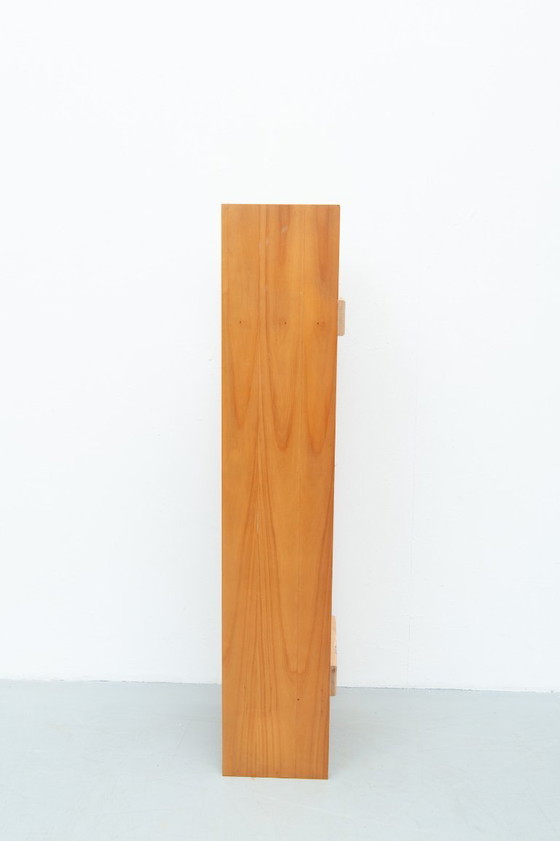 Image 1 of Mensola da parete in legno di ciliegio da 100 cm di Walter Wirz per Wilhelm Renz, anni '60