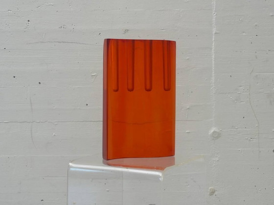 Image 1 of Vaso di design Coming B in vetro acrilico, anni '80