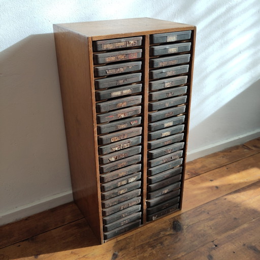 Mobile da officina, parti di armadietti, armadietto in legno con metallo – kasten, Wood