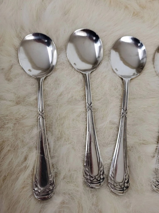 6 silver-plated metal spoons – Cutlery Sets (photo 3 of 10)
