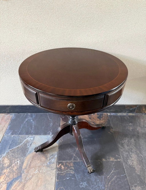 Bijzettafel Drumtafel Drum Table – Wood, Metal
