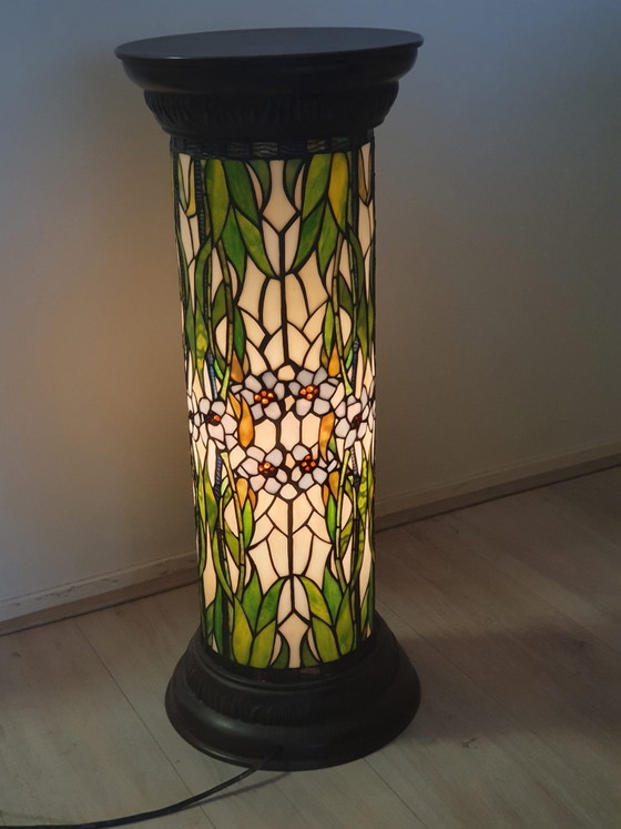 Stehleuchte – Tiffany, Stehleuchten, Glass, Metal (photo 5 of 6)