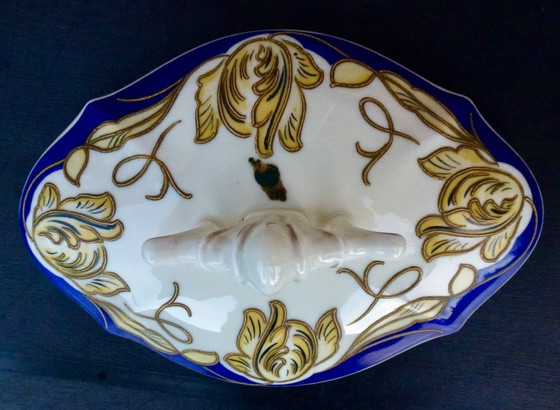 Image 1 of Alka Kunst - Bavaria - Vintage - Schaal - met deksel - Porselein, Tafelstuk.