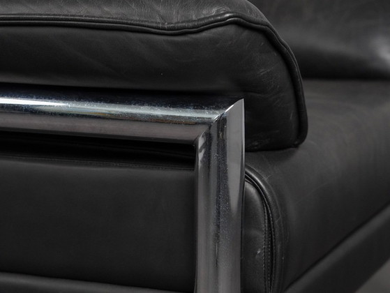 Leather and Chrome Lounge Chair, Italy, 1990s – Armchairs (photo 8 of 10)