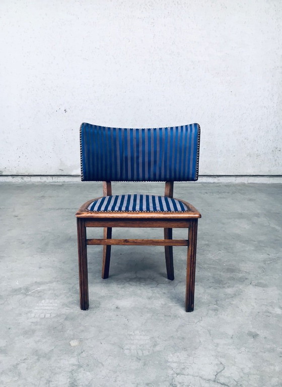 Image 1 of Ensemble de chaises Art Déco à dossier incurvé, France années 1930