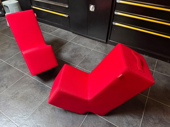 Image 1 of Asiento tapizado de diseño Lümmel