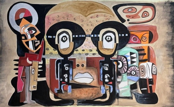 Image 1 of Gods XXl format original Don Kosta Acrylic Painting