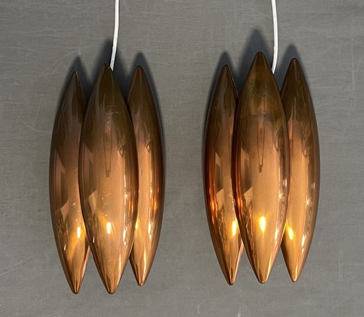 Wall sconces by Jo Hammerborg for Fog & Mørup. Kastor, 1960s. Vintage, Denmark