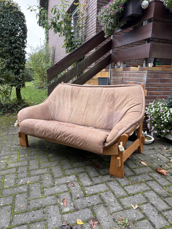 Divano Poltrona Pouf e Tavolino Anni '70 Maison Regain Mid Century – Divani 2 posti, Wood (photo 6 of 6)