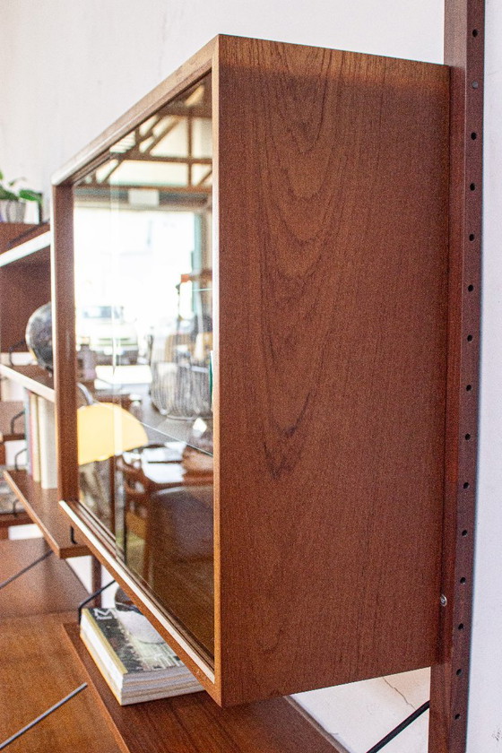 Poul Cadovius Cado Royal wandplank, plankensysteem, dressoir, vintage teakhout, Deens design, mid-century (photo 21 of 25)