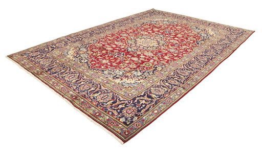 Original Perserteppich Keschan,Kashan Rot 348 x 240 cm Top Zustand Klassik Alt