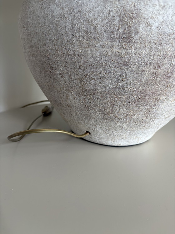 Lampe avec abat-jour en lin et pied en faïence – loods 5, Other (photo 6 of 7)